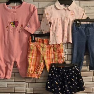 6-9 Months baby Girl  Outfits DUO Set. 👶